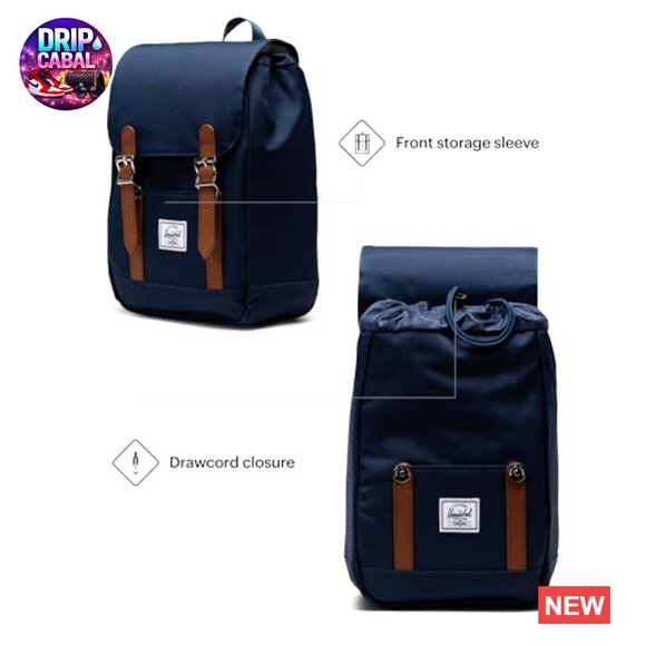 Mini Backpack Recycled Polyester Daypack Casual Chic Adjustable Straps Minimal main image 7